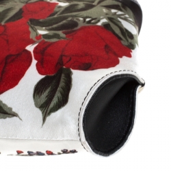 Pre Owned Alexander McQueen Multicolor Floral Print Satin Small De Manta Clutch