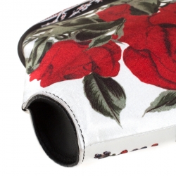 Pre Owned Alexander McQueen Multicolor Floral Print Satin Small De Manta Clutch