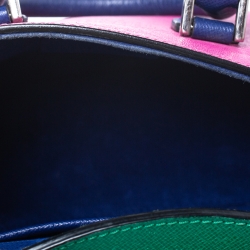 Pre Owned Alexander McQueen Multicolor Leather Mini Heroine Bag