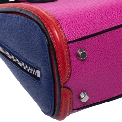 Pre Owned Alexander McQueen Multicolor Leather Mini Heroine Bag