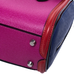 Pre Owned Alexander McQueen Multicolor Leather Mini Heroine Bag