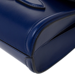 Pre Owned Alexander McQueen Blue Leather Heroine Clutch