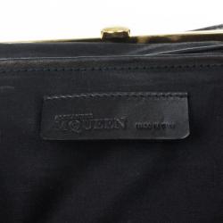 Pre Owned Alexander McQueen Elvie Embossed Leather Tote