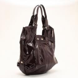 Pre Owned  Alexander McQueen Faithful Patent Leather Tote