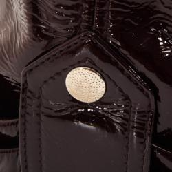 Pre Owned  Alexander McQueen Faithful Patent Leather Tote