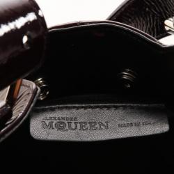 Pre Owned  Alexander McQueen Faithful Patent Leather Tote