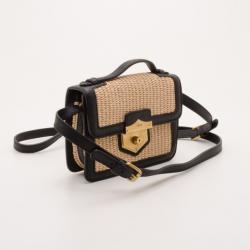 Pre Owned Alexander McQueen Archive Beige Woven Shoulder Bag 