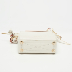 Alexander McQueen Off White Leather Box 19 Shoulder Bag 