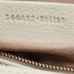 Alexander McQueen Off White Leather Box 19 Shoulder Bag 