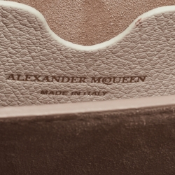 Alexander McQueen Off White Leather Box 19 Shoulder Bag 