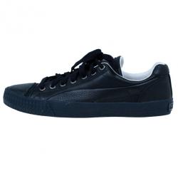 مملوكة مسبقًا Alexander McQueen for Puma Black Leather Street Climb Low Top Sneakers Size 39