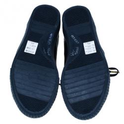 مملوكة مسبقًا Alexander McQueen for Puma Black Leather Street Climb Low Top Sneakers Size 39