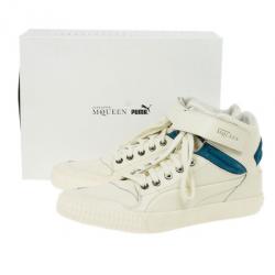 Alexander McQueen for Puma Winter White Street Climb III Sneakers Size 42
