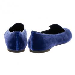 مملوكة مسبقًا Alexander McQueen Purple Velvet Skull Smoking Slippers Size 41