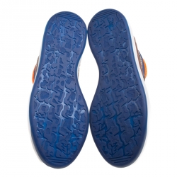 Pre Owned Alexander McQueen For Puma Multicolor Leather Brace High Top Sneakers Size 38