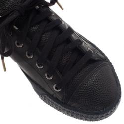 Pre Owned حذاء رياضي أليكساندر ماكوين بوما ستريت كليمب مقدمة منخفضة جلد أسود مقاس 40.5