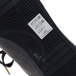 Pre Owned حذاء رياضي أليكساندر ماكوين بوما ستريت كليمب مقدمة منخفضة جلد أسود مقاس 40.5