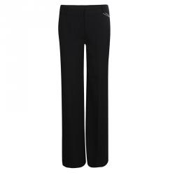 T by Alexander Wang Black High Rise Tailored Wide Leg Trousers S