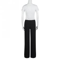 T by Alexander Wang Black High Rise Tailored Wide Leg Trousers S