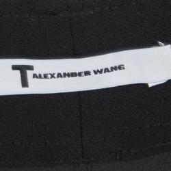 T by Alexander Wang Black High Rise Tailored Wide Leg Trousers S