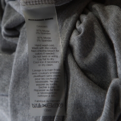 T By Alexander Wang Heather Grey Strappy Tank Dress XS