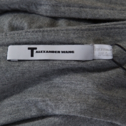 T By Alexander Wang Heather Grey Strappy Tank Dress XS