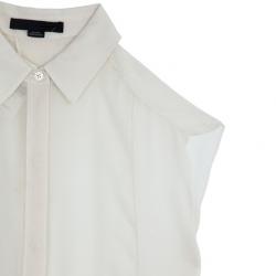 Pre Owned Alexander Wang Sleeveless Sheer Shirt Dress S