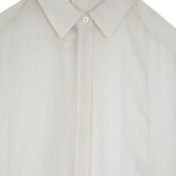 Pre Owned Alexander Wang Sleeveless Sheer Shirt Dress S