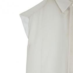 Pre Owned Alexander Wang Sleeveless Sheer Shirt Dress S