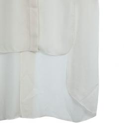 Pre Owned Alexander Wang Sleeveless Sheer Shirt Dress S