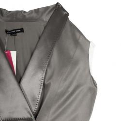 Alexander Wang Grey Matt Satin Wrap Dress M