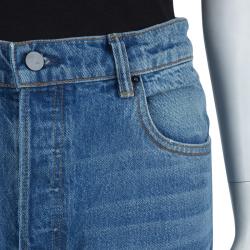 Alexander Wang Indigo Denim Faded Straight Fit Jeans M