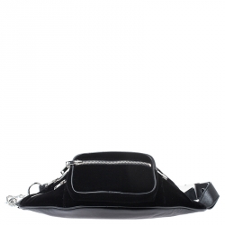 Alexander Wang Black Velvet Attica Belt Bag