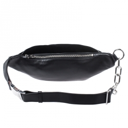 Alexander Wang Black Velvet Attica Belt Bag