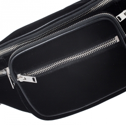 Alexander Wang Black Velvet Attica Belt Bag