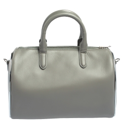 Alexander Wang Grey Leather Small Halo Satchel