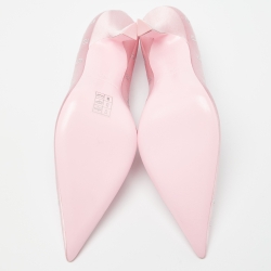 مملوكة مسبقًا Alexander Wang  Satin Delphine 105 Pointed Toe Pumps Size 39