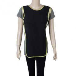 Alexander Wang Khaki Black Silk Top M