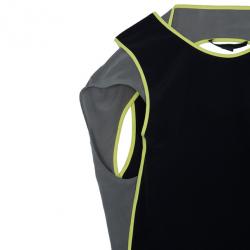 Alexander Wang Khaki Black Silk Top M