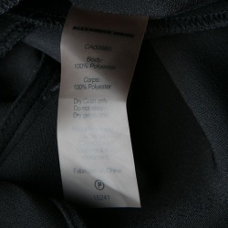 T by Alexander Wang Black Crepe Asymmetric Peplum Top M