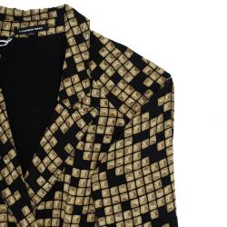 Alexander Wang Stud Print Silk Classic Trench Coat M