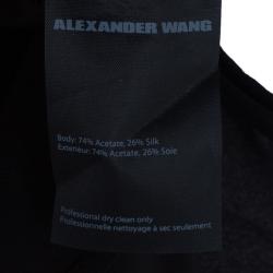 Pre Owned Alexander Wang Eggplant Shift Dress M