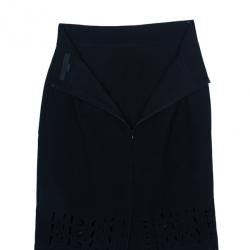Pre Owned Alexander Wang Crepe Laser Cut Skirt S