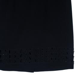 Pre Owned Alexander Wang Crepe Laser Cut Skirt S