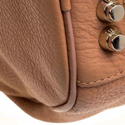 Alexander Wang Peach Pebbled Leather Rocco Duffel Bag