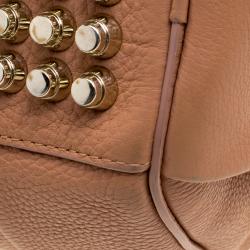 Alexander Wang Peach Pebbled Leather Rocco Duffel Bag