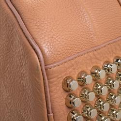 Alexander Wang Peach Pebbled Leather Rocco Duffel Bag