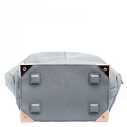 Alexander Wang Grey Leather Small Emile Satchel