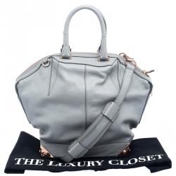 Alexander Wang Grey Leather Small Emile Satchel