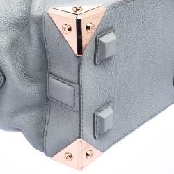 Alexander Wang Grey Leather Small Emile Satchel
